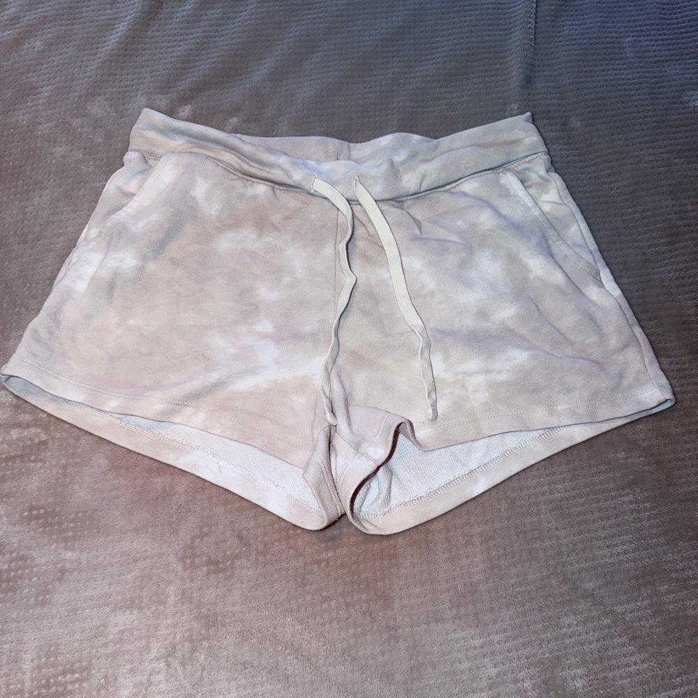 Old Navy Light Beige Drawstring Athletic Shorts Small